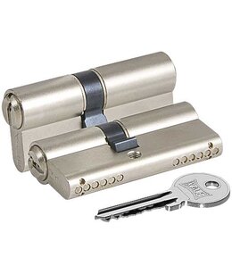 Цилиндровый Kale kilit (Кале килит) механизм 164 GN/68 (26+10+32) mm никель 3 кл.