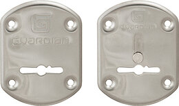 Накладки Guardian (Гардиан) сувальдные "" хром ГХ 21 /пара/, объемная /123:476/