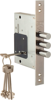 Замок Kale kilit (Кале килит) врезной сувальдный 257/L, 5 кл.