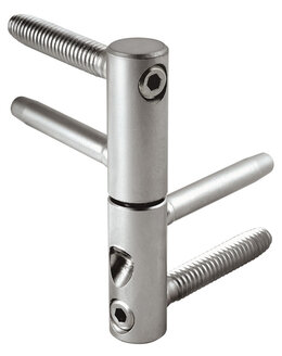 E01150.16.15 AGB (АГБ) (ex. E01150.16.04) Петля ввертная 3-D серия (бихром)