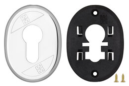 Накладка Mottura (Моттура) на цилиндр овальная 95.397 (ХРОМ), 1 шт