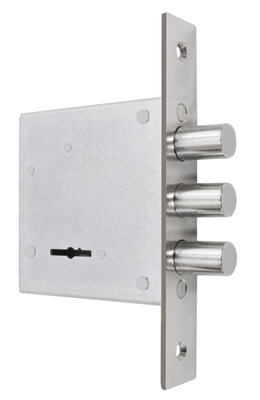 Замок Border (Бордер) врезной сувальдный ЗВ8-8Д/13 с накладками и отв. планкой, 3 кл. /70900/