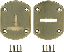 Декоративная Fuaro (Фуаро) накладка ESC021-AB-7 (МАТОВАЯ БРОНЗА) на сув. замок со шторкой (2 шт)