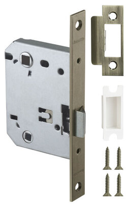 Защелка Armadillo (Армадилло) врезная METLH720-50 (LH 720-50) AB бронза Box на 70мм /прям/