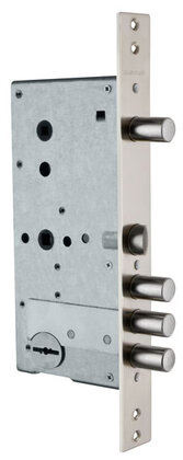 Замок Guardian (Гардиан) врезной сувальдный с задвижкой и защёлкой ЗВ 50.15, 4 кл. /123:159/