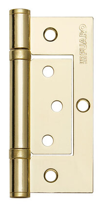 Петля Fuaro (Фуаро) универсальная без врезки 300-2BB/BL 100x2,5 PB (латунь) БЛИСТЕР