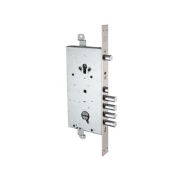 Замок Mottura (Моттура) врезной двухсистемный 54.J936M-S MyKey (левый), перекод. с торца, кл. 40 мм, без накл.