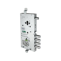 Замок Mottura (Моттура) врезной двухсистемный 54.J919M-D MyKey (правый), перекод. с торца, кл. 60 мм, без накл.