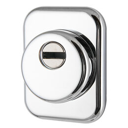 Броненакладка Armadillo (Армадилло) на ЦМ квадрат (от вырывания, 25 мм) ET/ATC-Protector 1-25(SQ) CP-8 Хром box