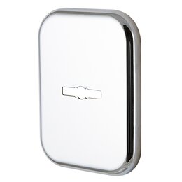 Декоративная Armadillo (Армадилло) Квадратная накладка на сувальдный замок PS-DEC SQ (ATC Protector 1) CP-8 Хром