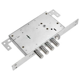 Замок Guardian (Гардиан) врезной сувальдный с защёлкой ЗВ 71.14 Т с тягами, 5 кл. /128:4136/