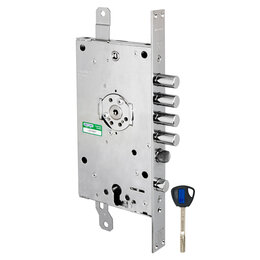 Замок Mottura (Моттура) врезной двухсистемный 3D KEY 3D.787-D (правый), ключ 40 мм