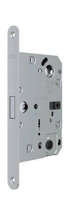 B06132.50.34 AGB (АГБ) Защелка врезная WC (мат хром) тех. уп. без отв. пл. POLARIS WAVE