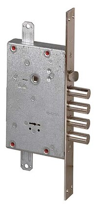 Замок Cisa (Чиза) врезной сувальдный с защёлкой 57.535.48 (тех. упаковка)