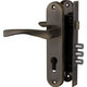Замок цилиндровый Fuaro (Фуаро) с в комплекте с ручкой LOCKSET.1511W/B (SET F1511W/B) AB бронза