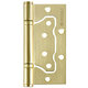 Петля Fuaro (Фуаро) универсальная без врезки IN4500W-BL SB (500-2BB/BL 100x2,5) мат. золото БЛИСТЕР