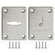 Накладка Fuaro (Фуаро) на сувальдный замок ESC.S-lift+S/K.set (ESC081/082) мат.никель (2шт.)