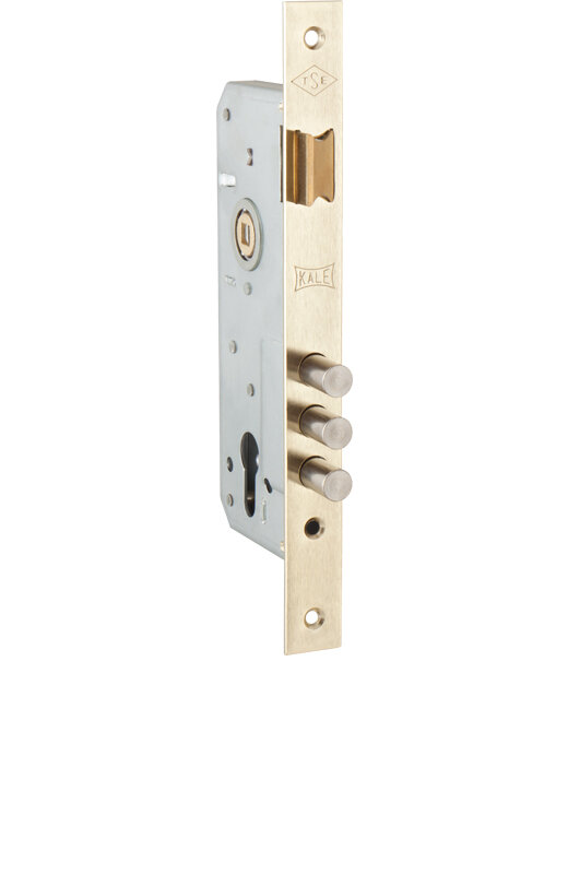 Корпус Kale kilit (Кале килит) врезного замка с защёлкой 152/3MR (45 mm) w/b (латунь)