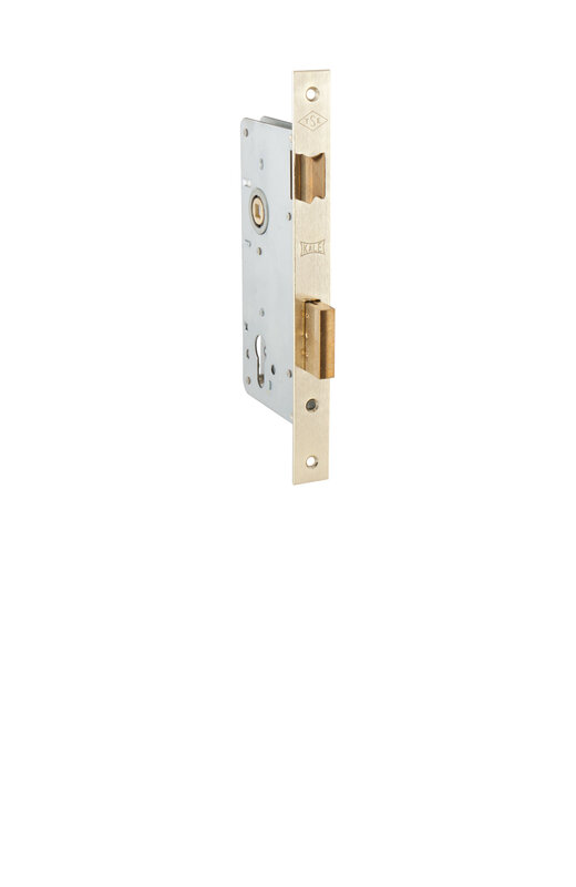 Корпус Kale kilit (Кале килит) врезного замка с защёлкой 152/R (60 mm) w/b (латунь)