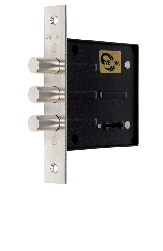 Замок Mettem (Меттэм) врезной сувальдный ЗВ8 802.0.0, 5 кл.