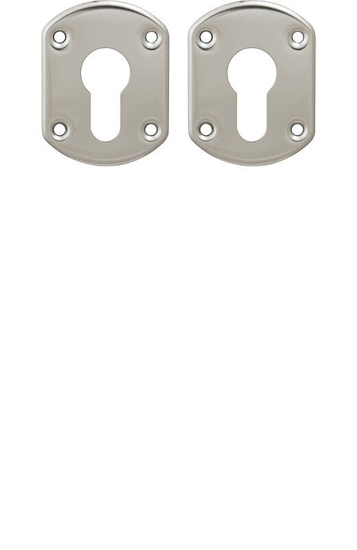 Накладки Guardian (Гардиан) под цилиндр "" хром ГХ 31 /пара/, объемная /123:479/