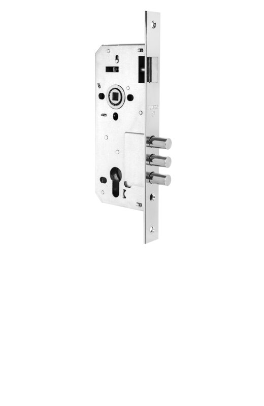 Корпус Fuaro (Фуаро) врезного замка с защёлкой DD900/C-45.85.3MR (900 3MR/CP W/B) CP хром