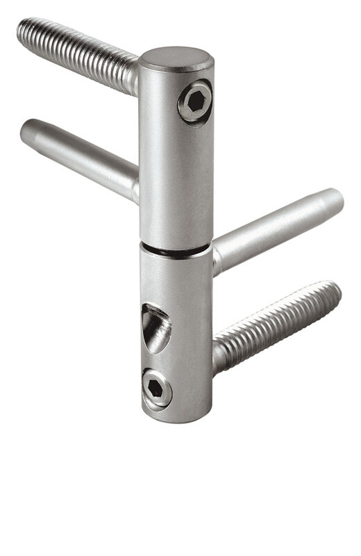 E01150.14.15 AGB (АГБ) Петля ввертная 3-D серия (бихром) (заменяет E01150.14.04)