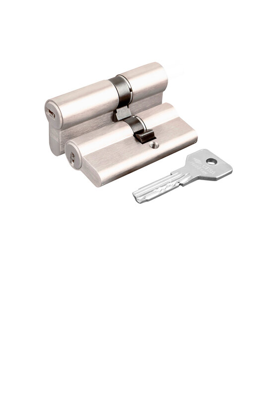 Цилиндровый Cisa (Чиза) механизм ASIX OE300-18.12 (80 мм/35+10+35), НИКЕЛЬ