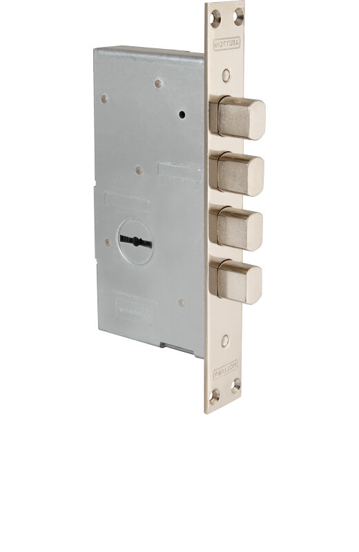 Замок Mottura (Моттура) врезной сувальдный 72.110 (толщина 25 мм), без накл.