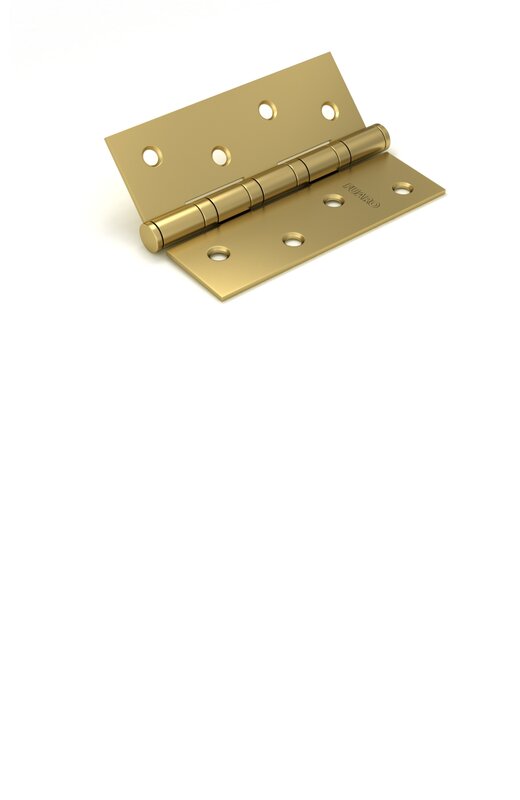 Петля Fuaro (Фуаро) универсальная IN4400U SB (4BB 100x75x2,5) мат. золото