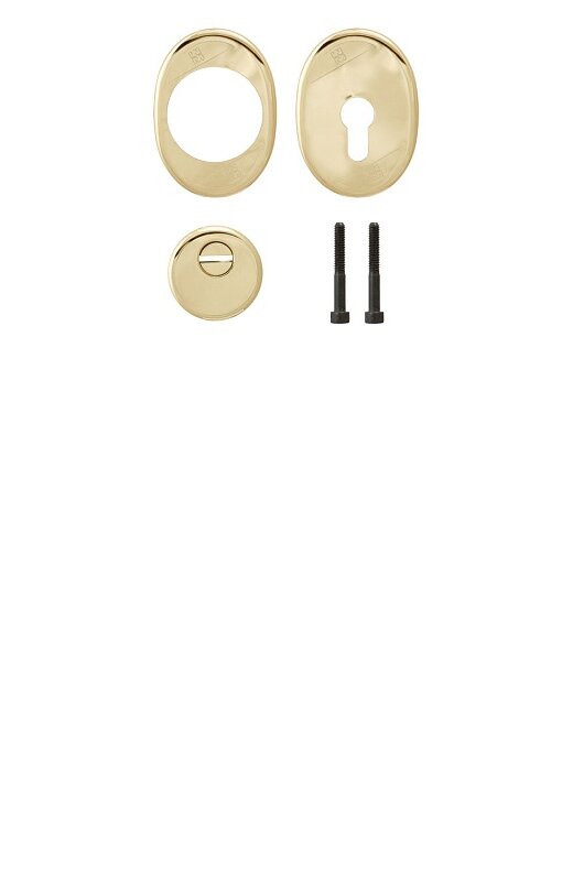 Броненакладка Mottura (Моттура) на цилиндр 94 KIT 1101/P (set: 94.11625 + 94.505 + 95.304 + 95.308+99.293/90), золото