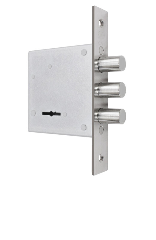 Замок Border (Бордер) врезной сувальдный ЗВ8-8Д/13 с накладками и отв. планкой, 3 кл. /70900/