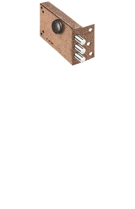 Замок Elbor (Эльбор) накладной Лазурит 1.02.51.МА никель, сув., 3 риг., медный антик /39360/