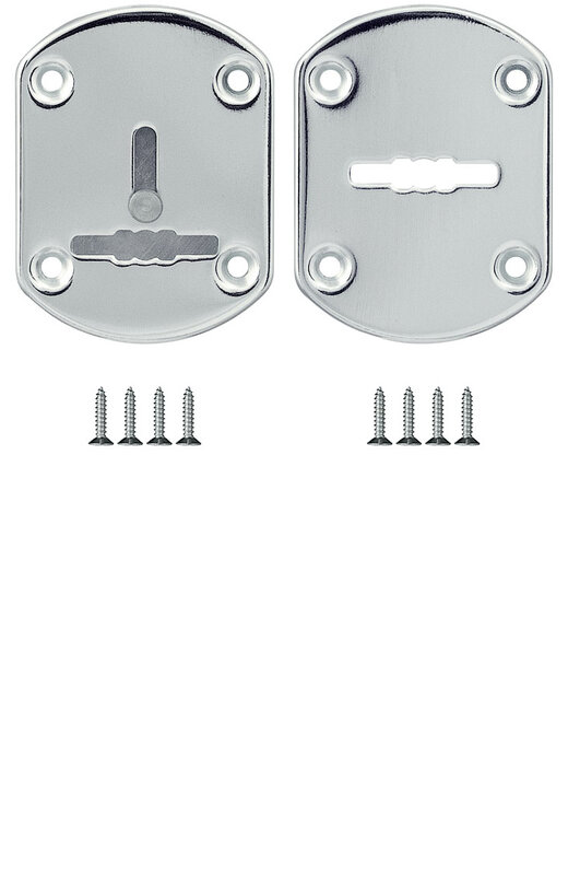 Накладка Fuaro (Фуаро) на сувальдный замок ESC.S-lift+S/OV.set (ESC021) с шторкой CP хром (2шт.)