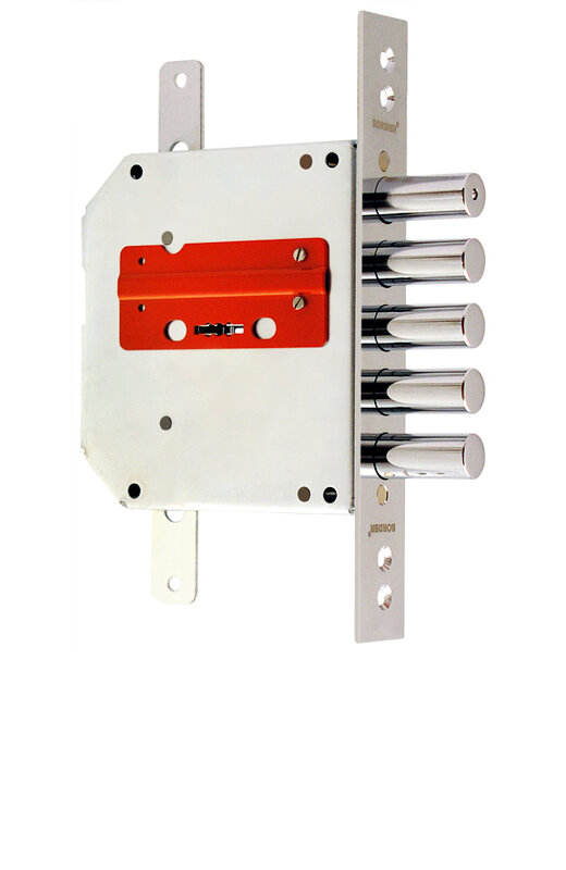 Замок Border (Бордер) врезной сувальдный ЗВ8-6 ПК5Т/15 с тягами (прав.), 5 кл. /72201/