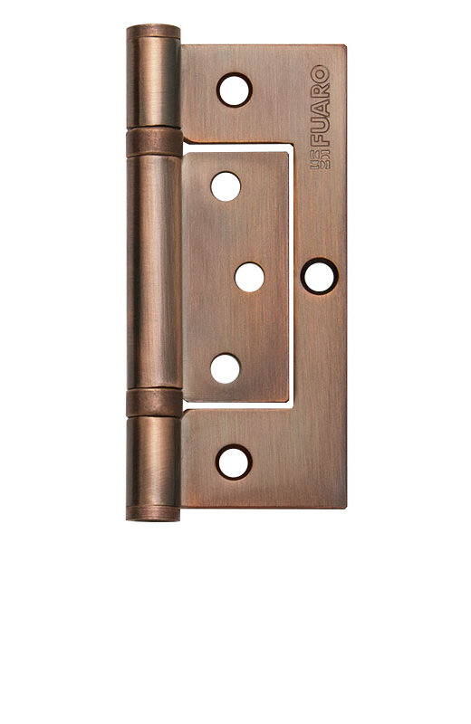 Петля Fuaro (Фуаро) универсальная без врезки IN4300W AC (300-2BB 100x2,5) медь