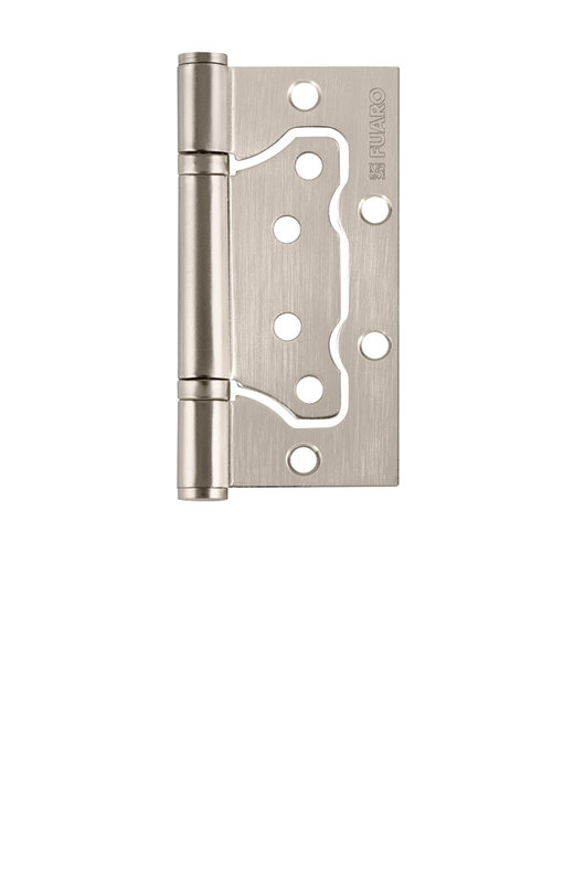 Петля Fuaro (Фуаро) универсальная без врезки IN4300W SN (300-2BB 100x2) мат. никель