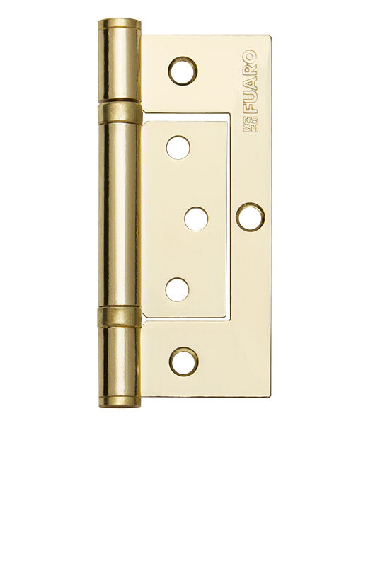 Петля Fuaro (Фуаро) универсальная без врезки 300-2BB/BL 100x2,5 PB (латунь) БЛИСТЕР
