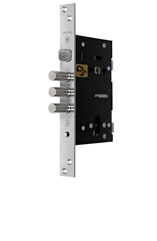 Корпус Mettem (Меттэм) врезного замка с защёлкой ЗВ4 713.1.0