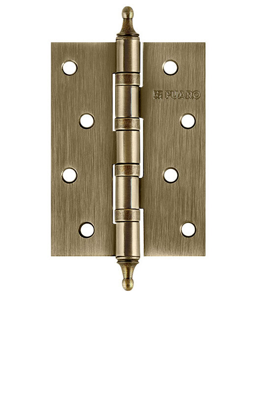 Петля Fuaro (Фуаро) универсальная IN4400UA-BL AB (4BB/A/BL 100x75x2,5) бронза БЛИСТЕР