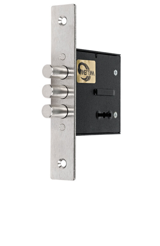 Замок Mettem (Меттэм) врезной сувальдный ЗВ8 852.0.0, 5 кл.