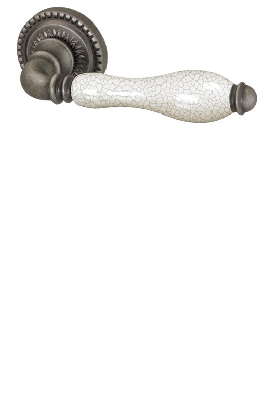 Ручка Armadillo (Армадилло) раздельная R.CL55.Silvia (Silvia CL1) AS/СRP-109 античное серебро/кракелюр