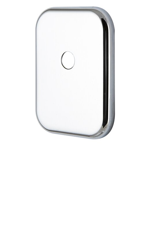 Декоративная Armadillo (Армадилло) Квадратная накладка на цилиндр со штоком BK-DEC SQ (ATC Protector 1) CP-8 Хром