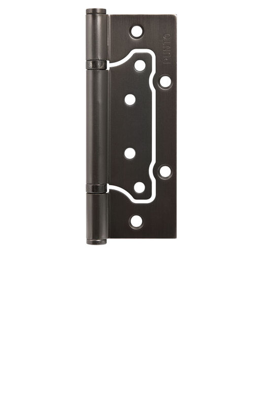 Петля Punto (Пунто) универсальная без врезки IN5200W GR (200-2B 125x2,5) графит