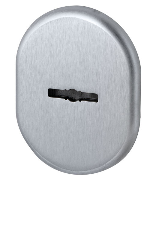 Декоративная накладка Armadillo (Армадилло) на сувальдный замок со шторкой PS-DEC CT (ATC Protector 1) SC-14 Матовый хром
