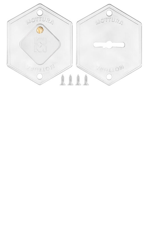 Комплект накладок Mottura (Моттура) на сувальдный замок 95.299 (ХРОМ), 2 шт