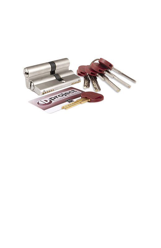 Цилиндровый Mottura (Моттура) механизм DPC1D3646S3 (82 мм/31+10+41), САТИН. НИКЕЛЬ, 5+1кл.