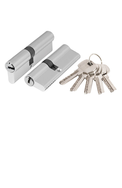 Цилиндровый Ajax (Аякс) механизм (AX200/80) AX2000Key80 (35+10+35) CP хром