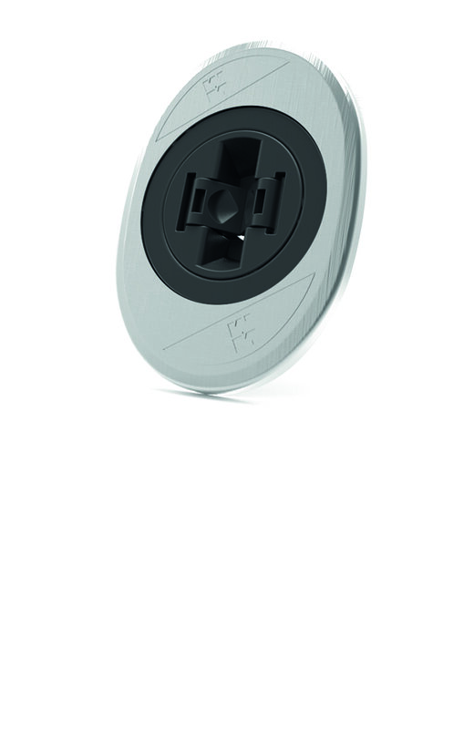 Накладка Mottura (Моттура) на замок 3D KEY, внутренняя 95.503B0 /глубина 10 (Мат. хром), 1 шт