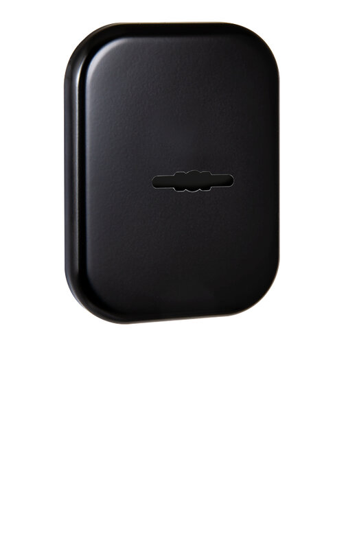 Накладка Fuaro (Фуаро) на сувальдный замок ESC.S.XL/K.486 BL (SC 486-S SQ XL) со шторкой черный (1шт.)
